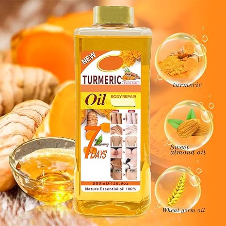 Veetgold Tumeric Super Body Oil And Body Corrector 7days Glowing Oil