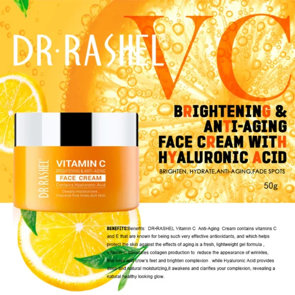 Dr Rashel Vitamin C Brightening and Anti Aging Face Cream